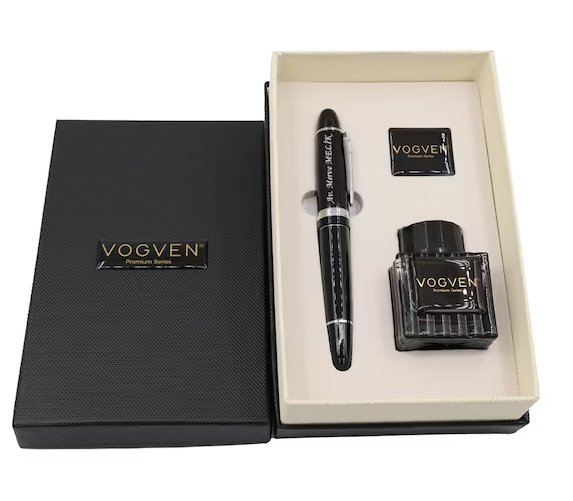 Vogven Marka İsme Özel Exclusive Dolma Kalem ve Mürekkep Seti