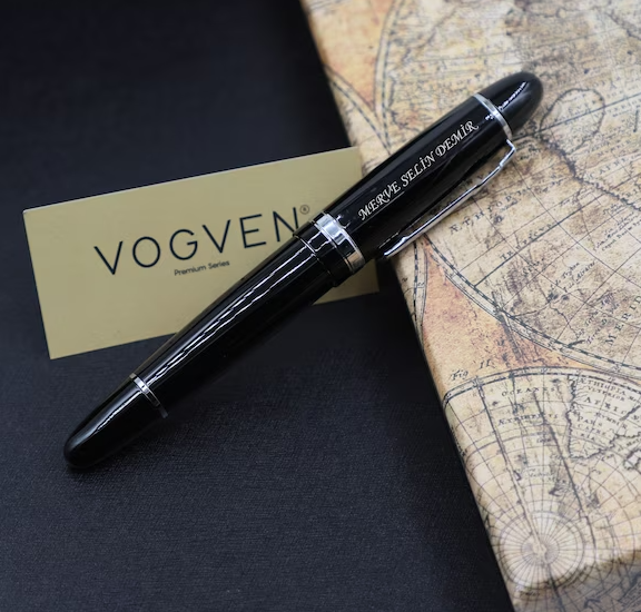 Vogven Marka İsme Özel Exclusive Dolma Kalem ve Mürekkep Seti - Görsel 3