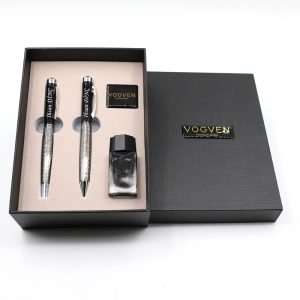 Vogven Marka İsme Özel Lüx Dolma Tükenmez Kalem ve Mürekkep Seti