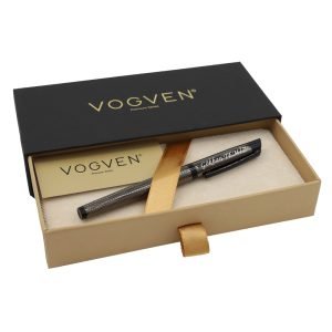 Vogven Marka İsme Özel Premium Antrasit Roller Kalem